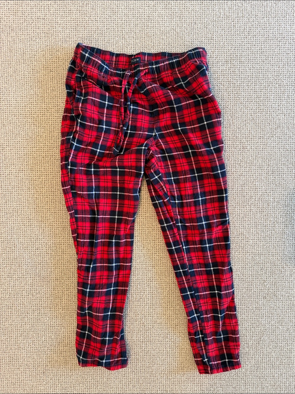 JCrew flannel plaid pj pants - size M
